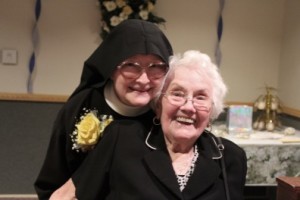 Mother Catherine Marie, CP, and her mother!