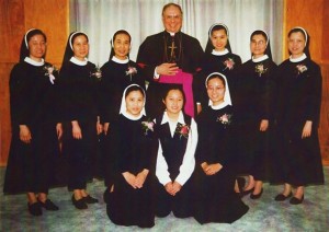 The sisters with Bishop Bruskewitz 