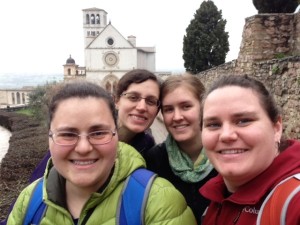 In Assisi on Pilgrimage