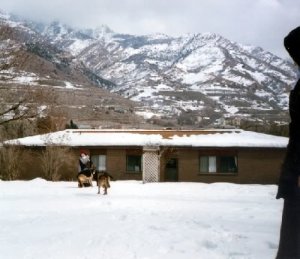 Monastery with Mt. Olympus in the background