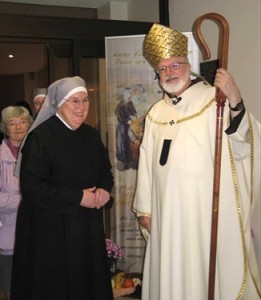 Mother Celine with Sean Cardinal O'Malley